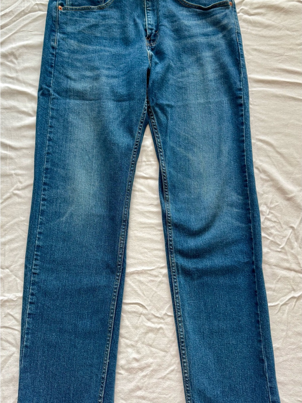 Men’s Levi’s 505 Classic Straight Leg Men’s Jeans - Blue 34 x 34